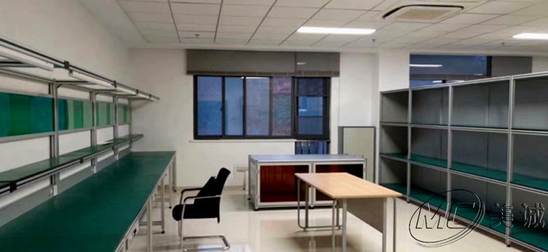 美誠(chéng)鋁業(yè)鋁型材框架項(xiàng)目——生產(chǎn)線防靜電操作